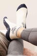 Nogavice grelne ABS zvezda jeans